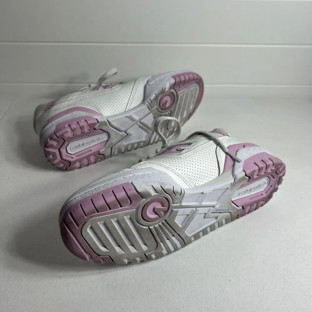 New Balance 550 Women Shoes Size 8.5 Pink Bubblegum Cloud Leather Sneakers